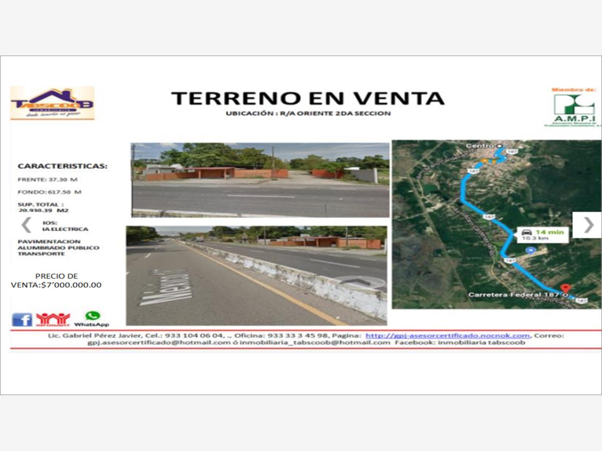 Terreno en venta en Oriente 2da. Sección (Palma Huaca), Paraíso — foto 1 de 5