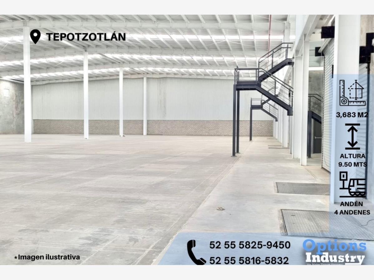 Bodega en renta en San Mateo Xoloc, Tepotzotlán — foto 1 de 4