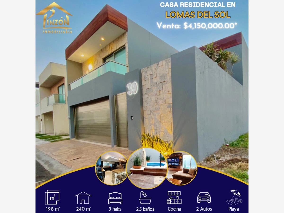 Casa en venta en Lomas del Sol, Alvarado — foto 1 de 18