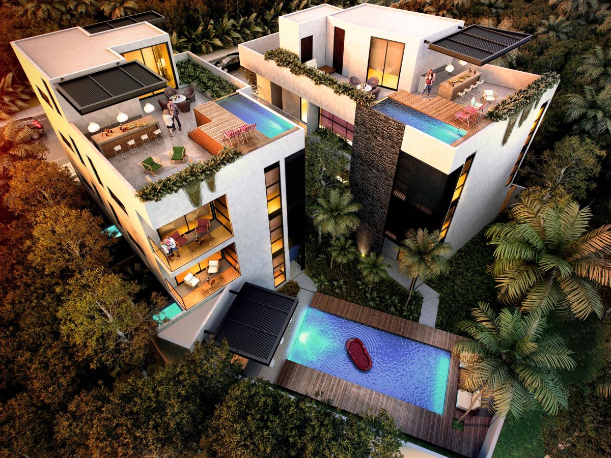 Departamento en venta en La Veleta, Tulum — foto 1 de 4