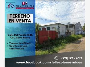 Terreno en venta en Tierra Nueva, Coatzacoalcos, Veracruz de Ignacio de la Llave
