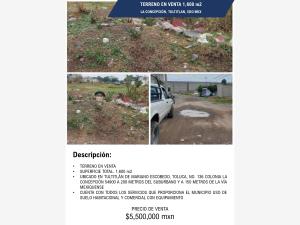 Terreno en venta en La Concepcion, Tultitlán — foto 2 de 3