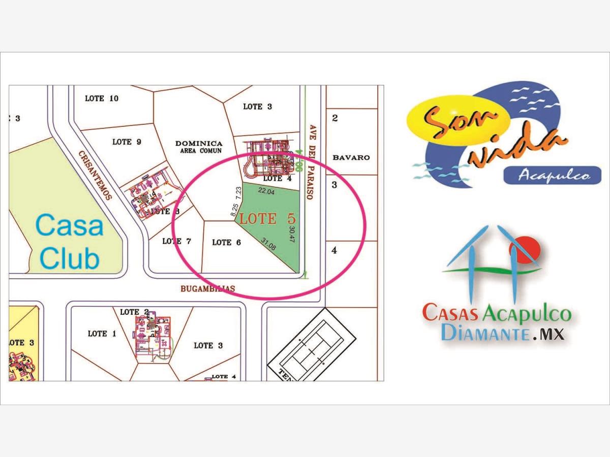 Terreno en Venta en Son Vida, Acapulco de Juárez, Guerrero Terreno en Venta en Son Vida, Acapulco de Juárez, Guerrero