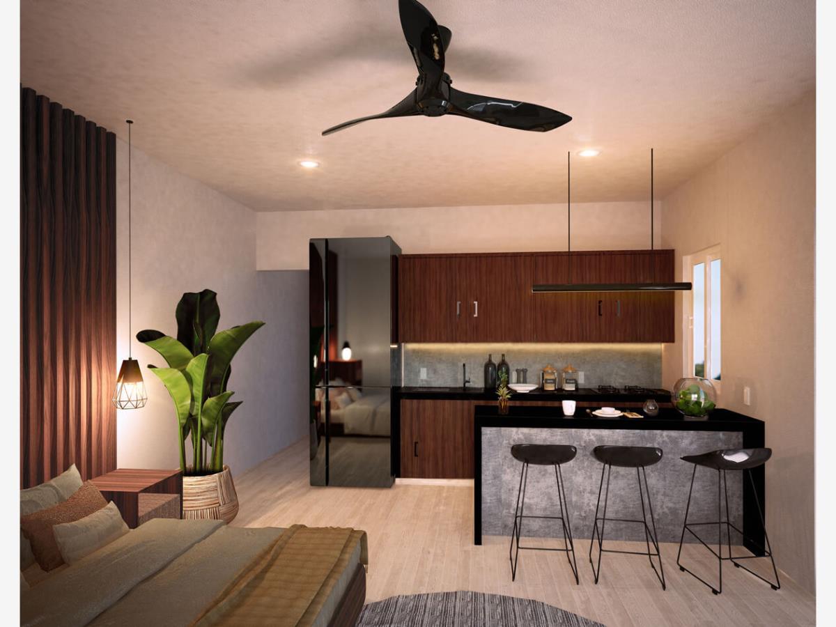 Departamento en venta en Playa del Carmen Centro, Solidaridad — foto 1 de 7