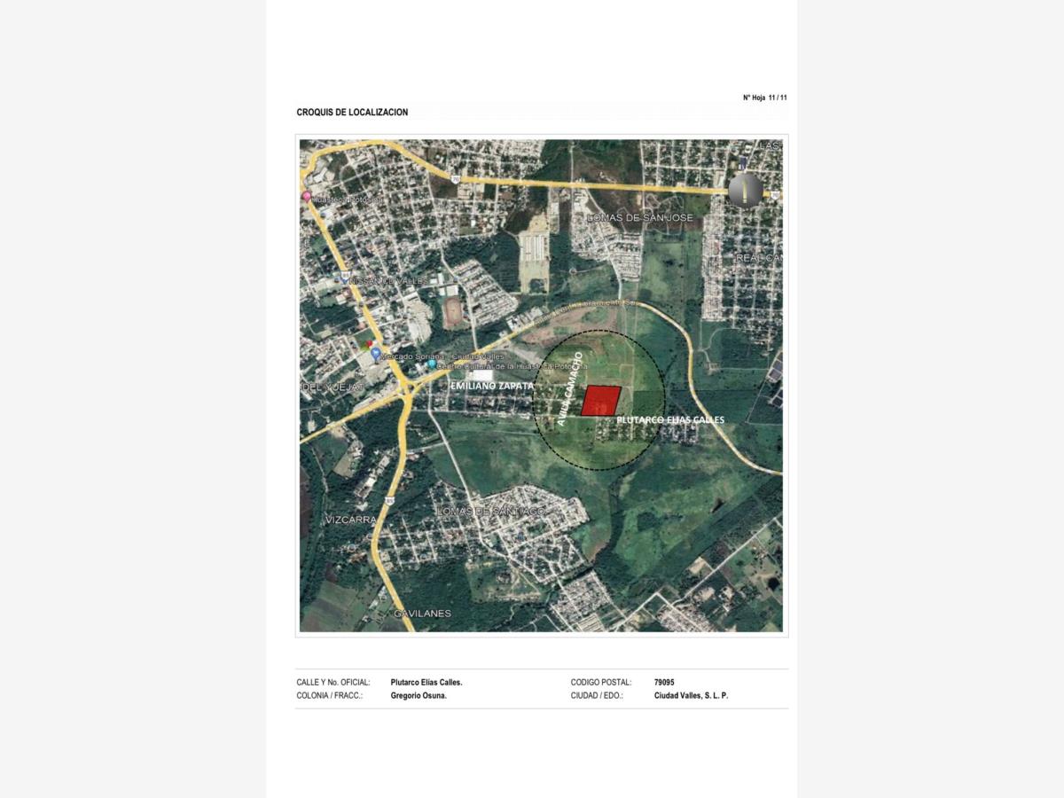 Terreno en venta en Gregorio Osuna, Ciudad Valles — foto 1 de 2