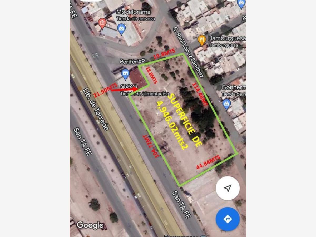Terreno en Renta en Santa Fe, Torreón, Coahuila de Zaragoza