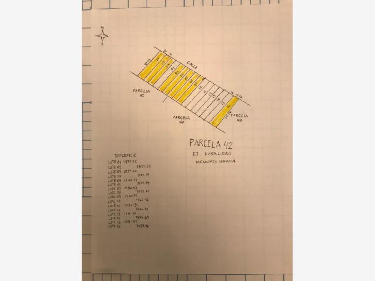 Terreno en venta en Hormiguero, Matamoros