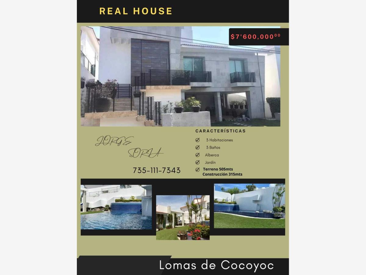 Casa en venta en Lomas de Cocoyoc, Atlatlahucan — foto 1 de 22