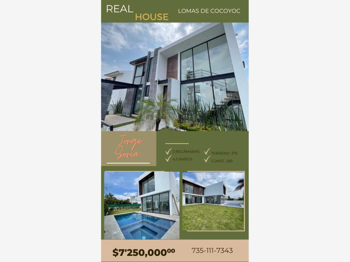 Casa en venta en Lomas de Cocoyoc, Atlatlahucan — foto 1 de 12