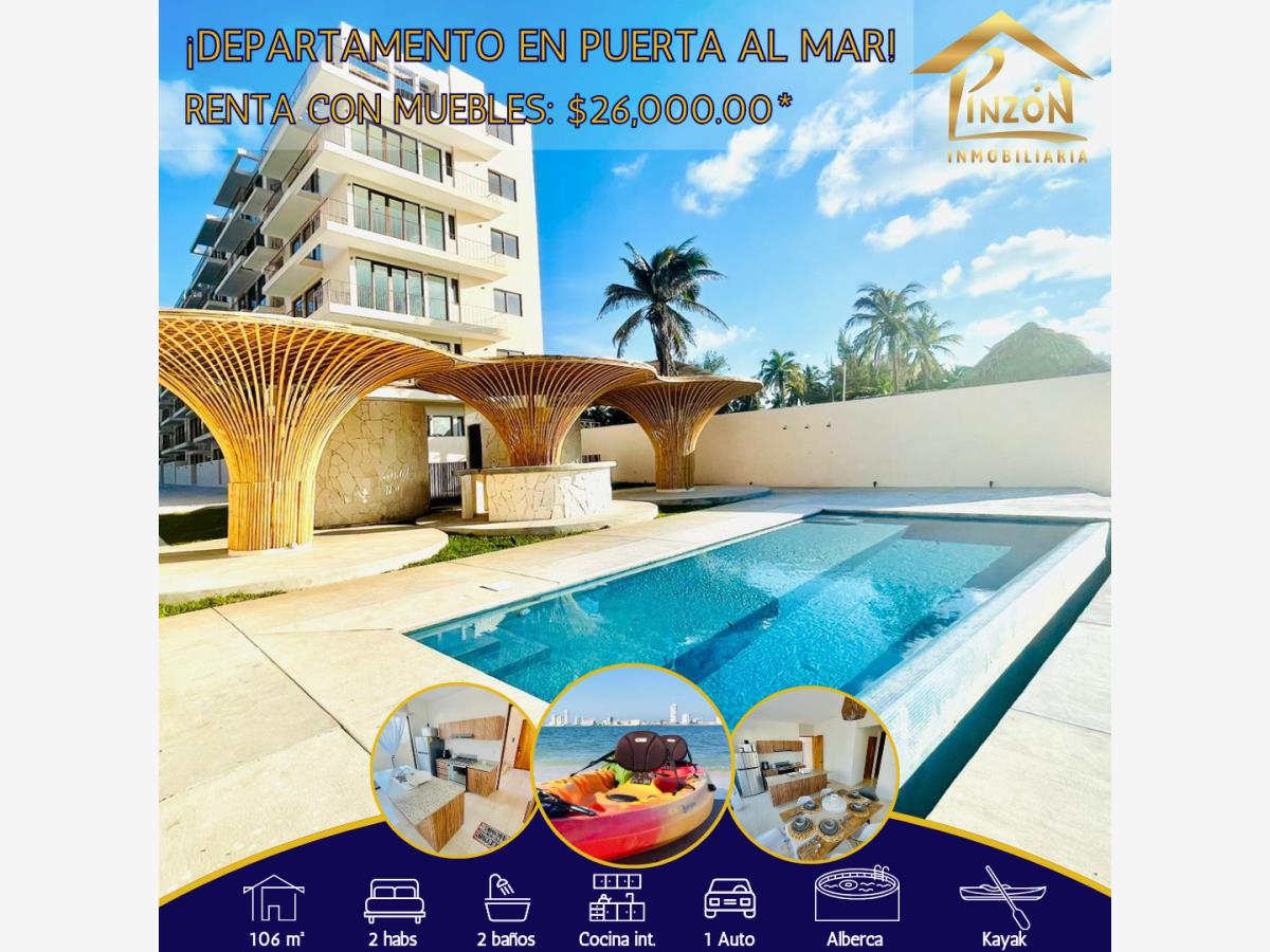 Departamento en renta en El Estero, Boca del Río — foto 1 de 13