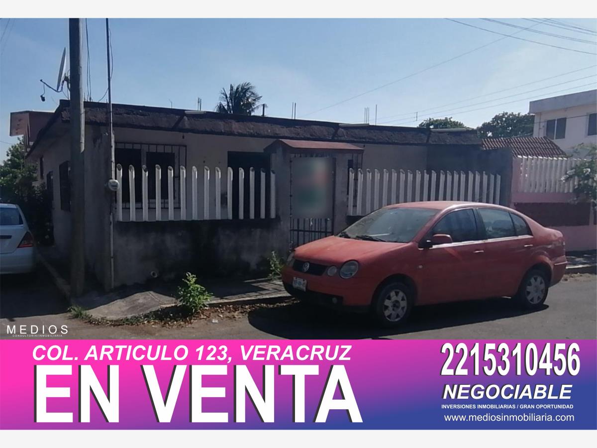 Casa en venta en Articulo 123, Veracruz — foto 1 de 7