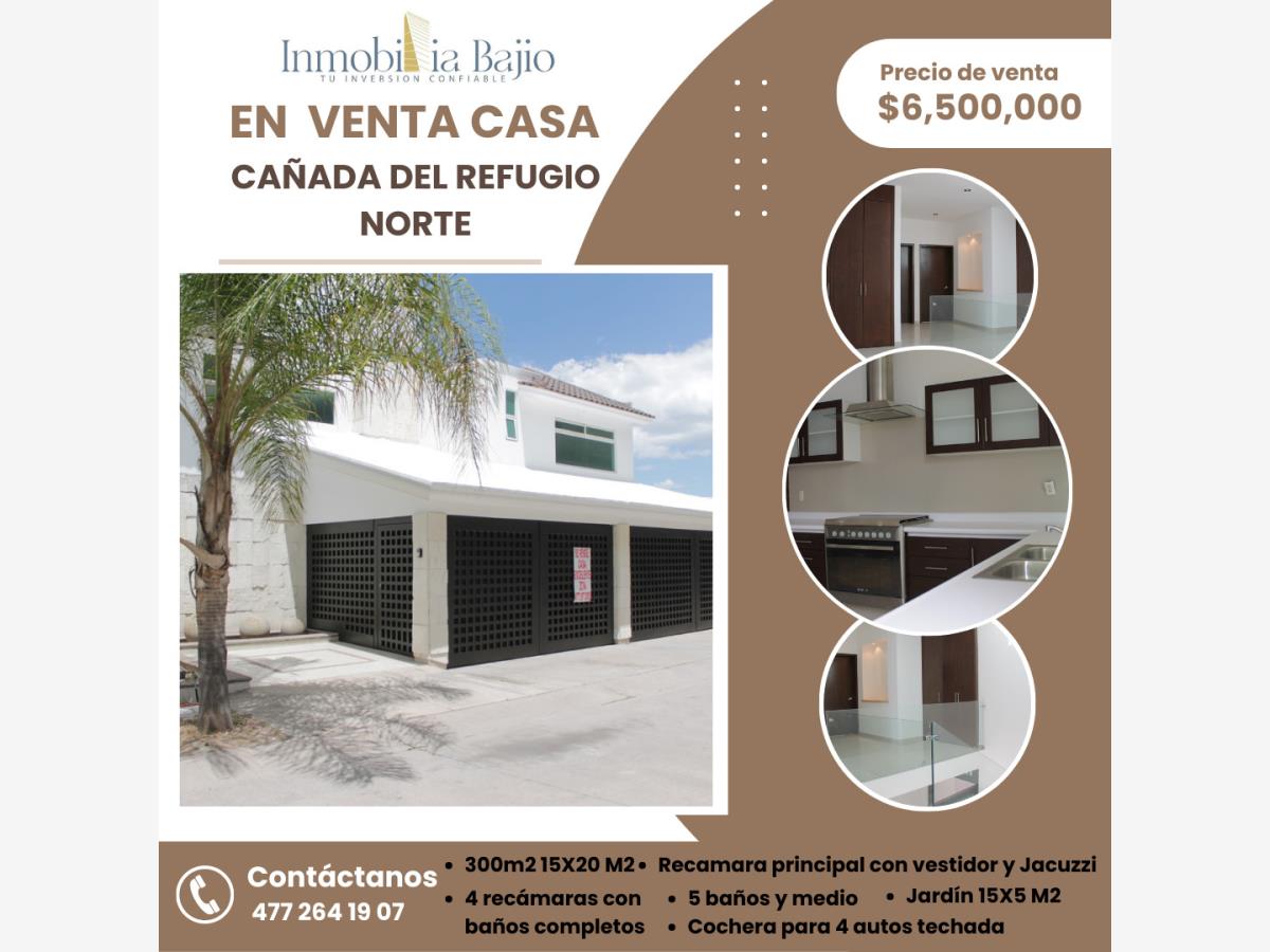 Casa en venta en Cañada del Refugio, León