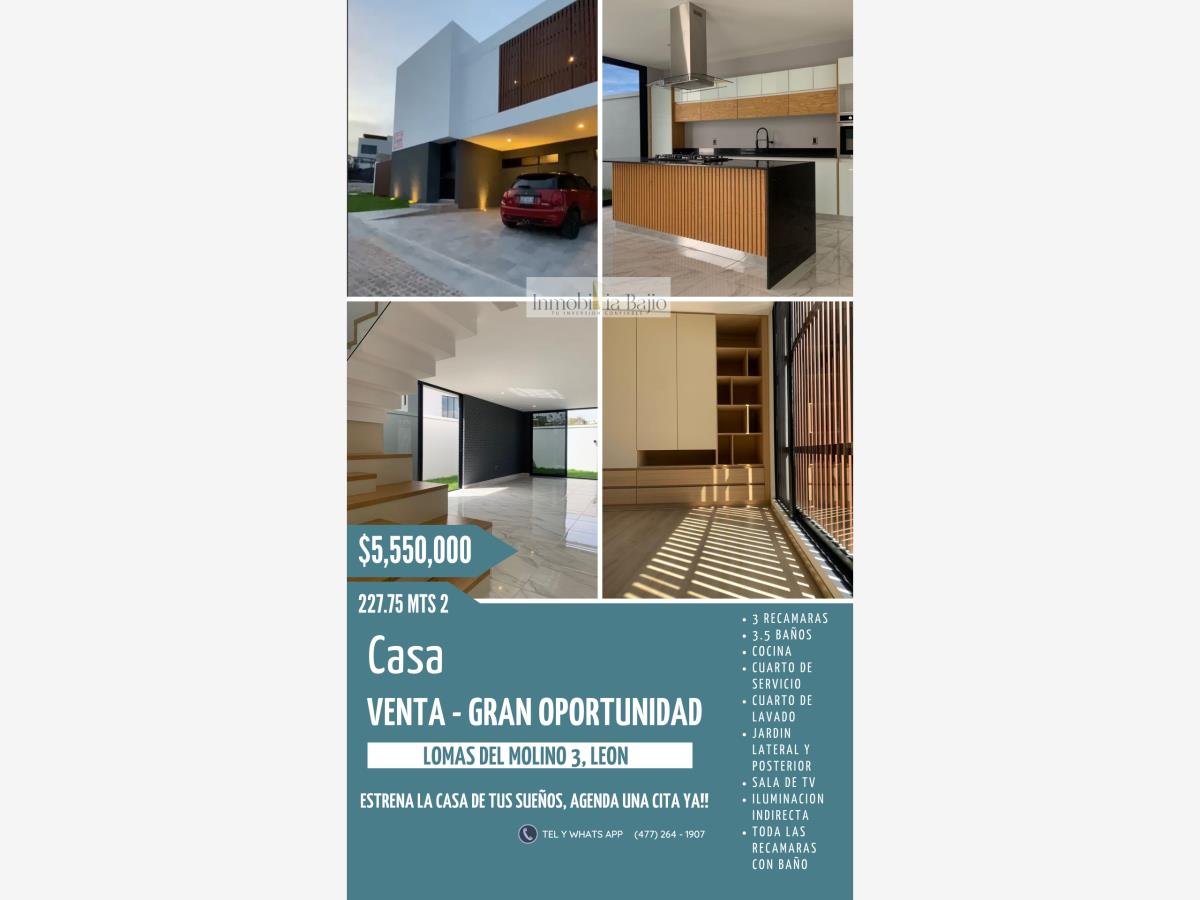 Casa en venta en Paseos del Molino, León