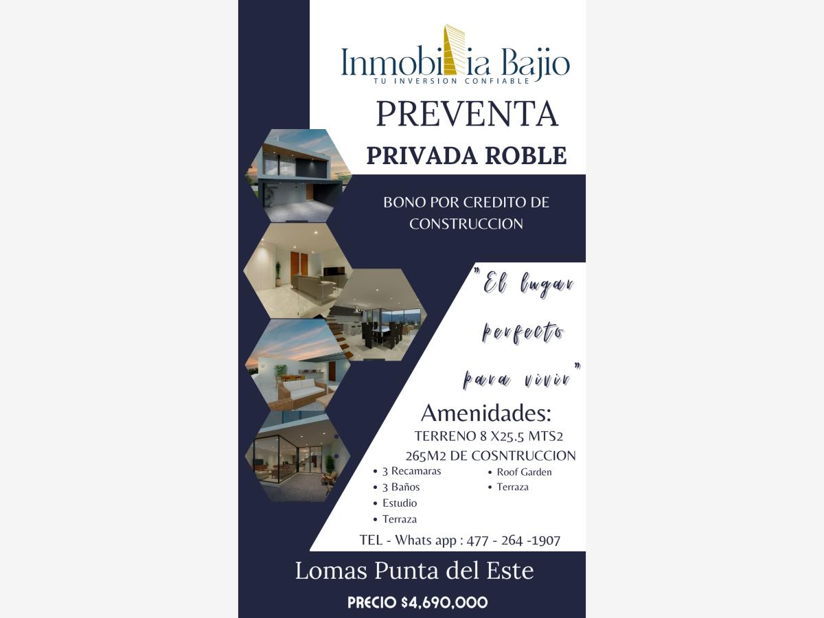 Casa en venta en Residencial Lomas Punta del Este, León