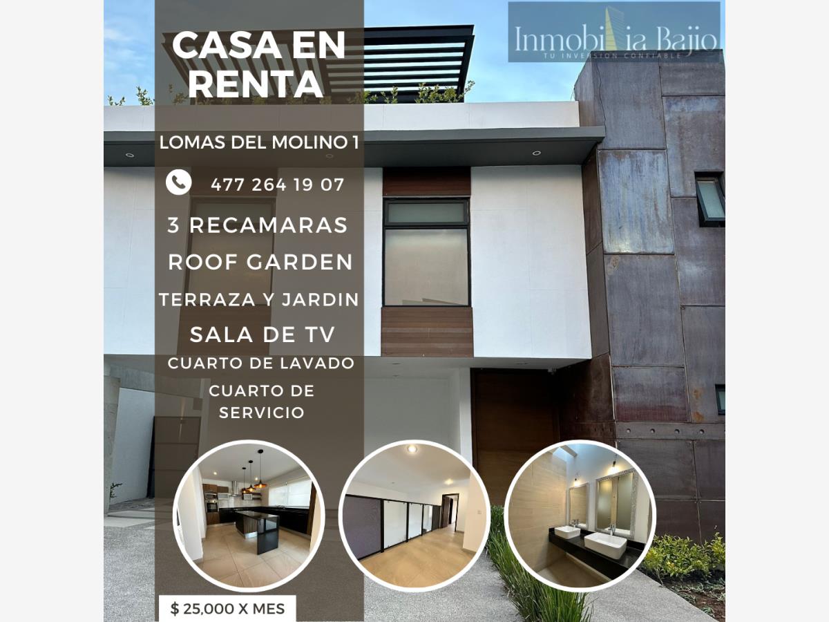 Casa en renta en Paseos del Molino, León