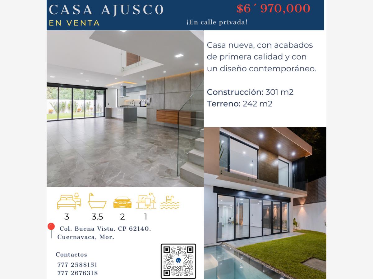 Casa en venta en Buenavista, Cuernavaca — foto 1 de 4