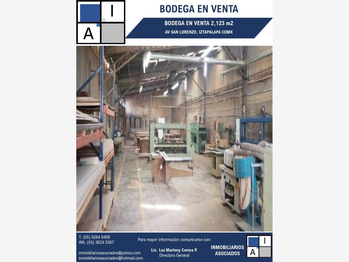 Bodega en venta en San Lorenzo, Iztapalapa — foto 1 de 5