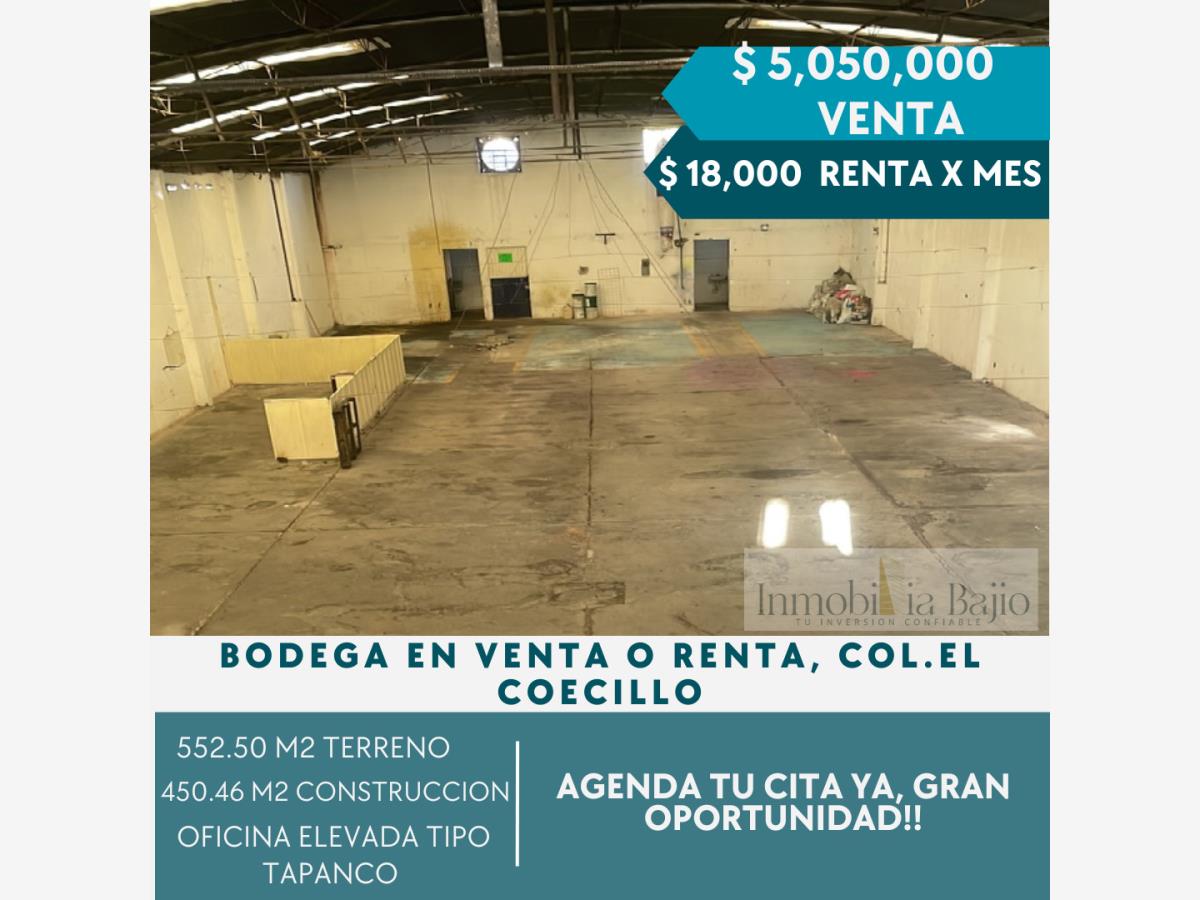 Bodega en renta en El Coecillo, León