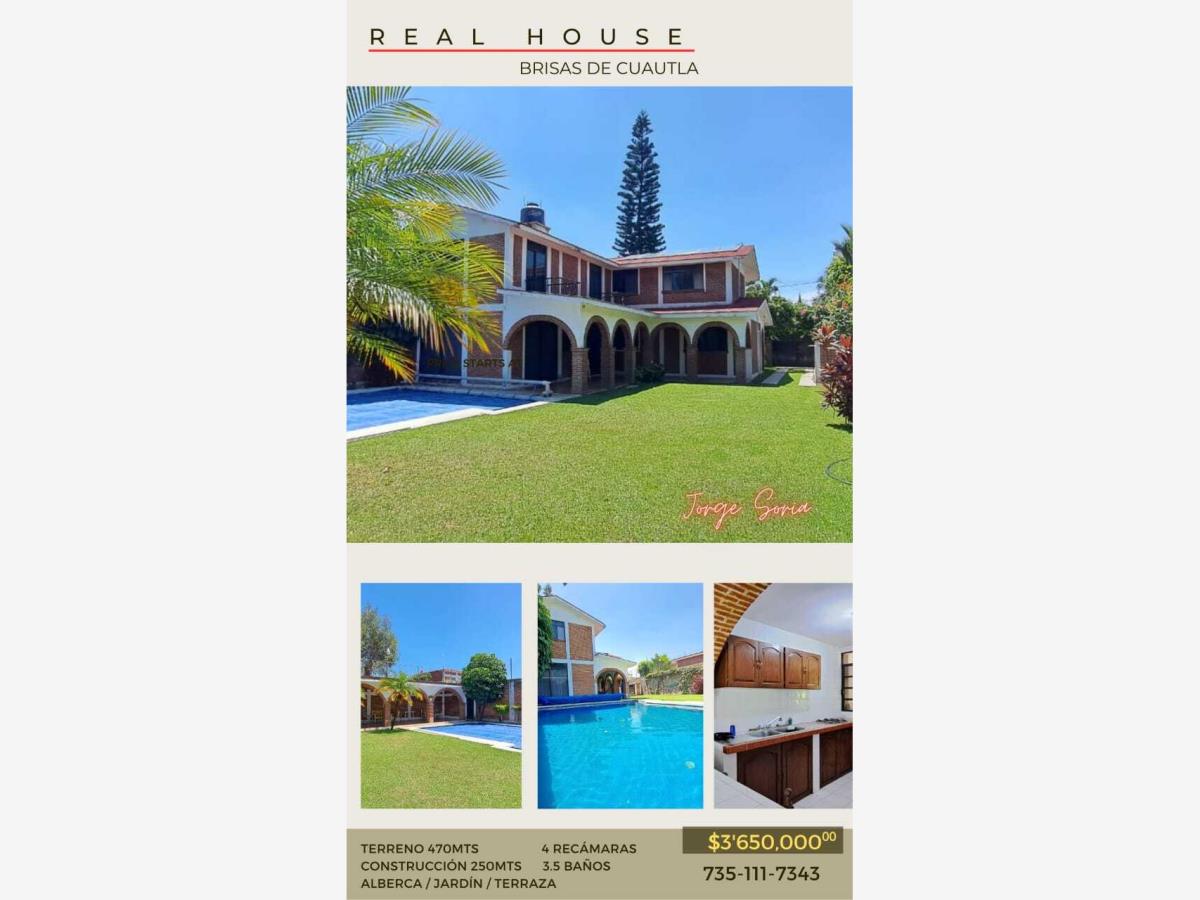 Casa en venta en Brisas de Cuautla, Cuautla — foto 1 de 40