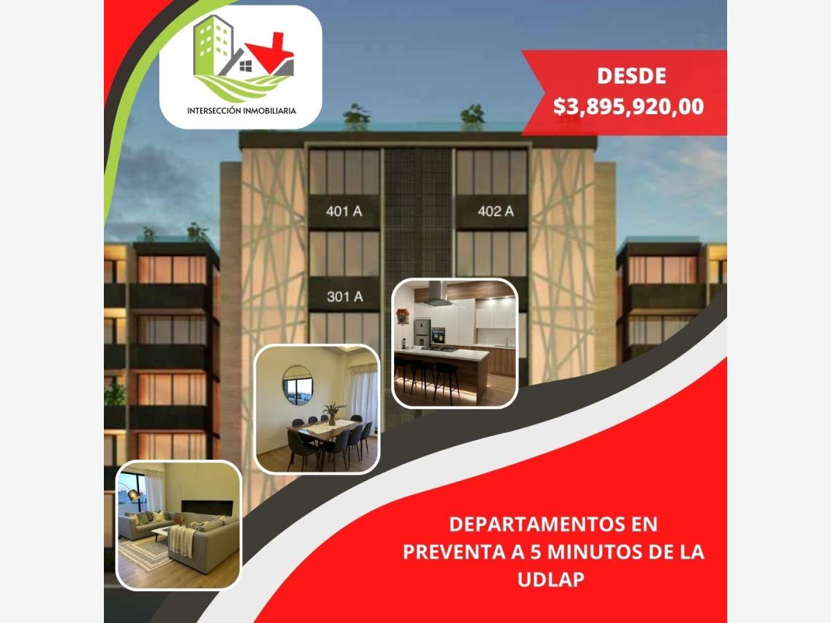 Departamento en venta en Residencial Barrio Real, San Andrés Cholula — foto 1 de 14