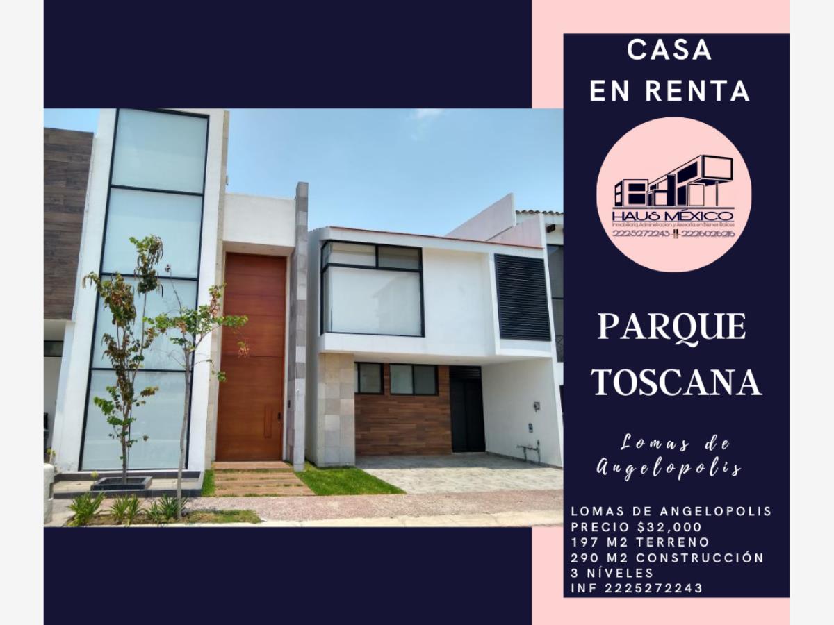 Casa en renta en Lomas de Angelópolis, San Andrés Cholula — foto 1 de 18