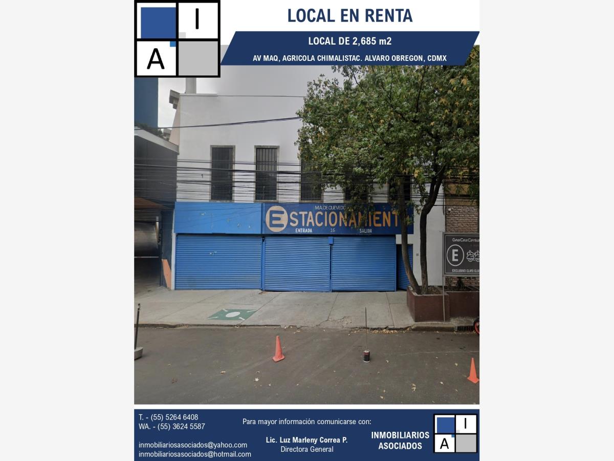 Local en renta en Chimalistac, Álvaro Obregón — foto 1 de 7
