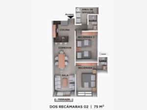 Departamento en Cancún Centro, Benito Juárez, Quintana Roo