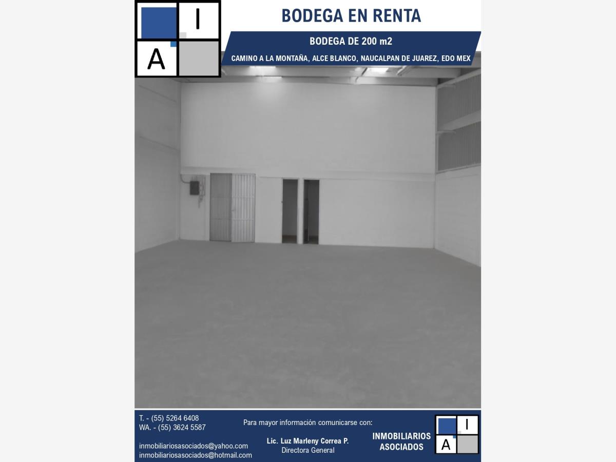 Bodega en renta en Industrial Alce Blanco, Naucalpan de Juárez — foto 1 de 6