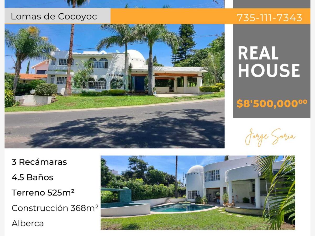 Casa en venta en Lomas de Cocoyoc, Atlatlahucan — foto 1 de 46