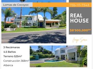 Casa en venta en Lomas de Cocoyoc, Atlatlahucan, Morelos Casa en venta en Lomas de Cocoyoc, Atlatlahucan, Morelos