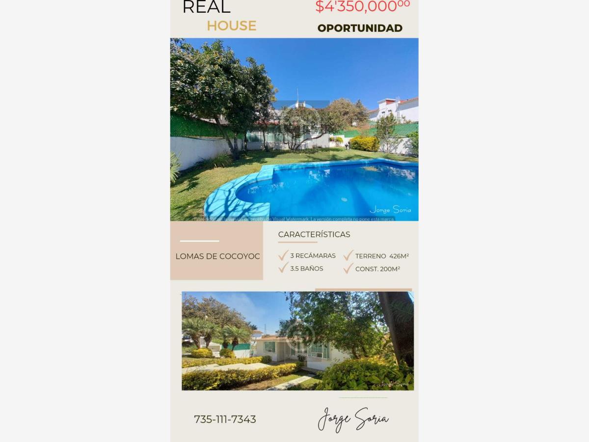Casa en venta en Lomas de Cocoyoc, Atlatlahucan — foto 1 de 36