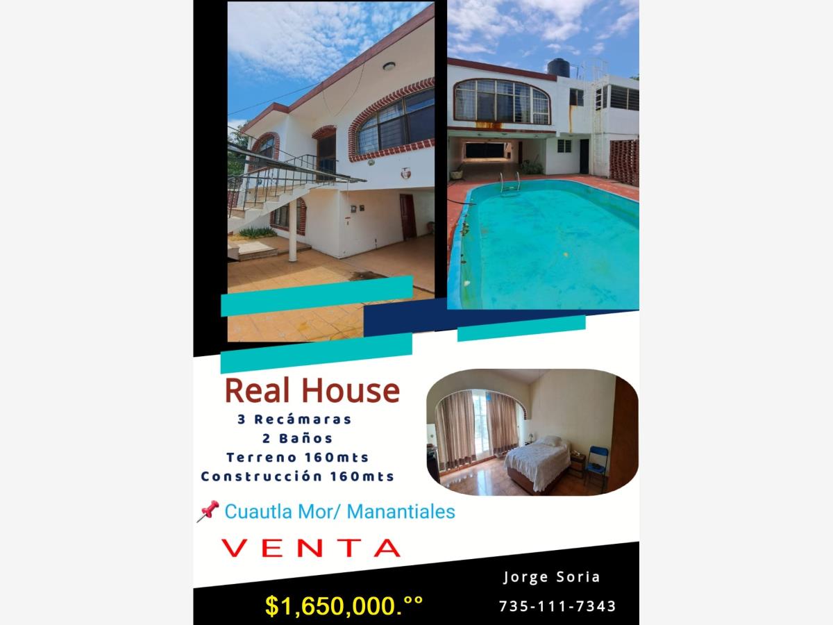 Casa en venta en Manantiales, Cuautla — foto 1 de 21