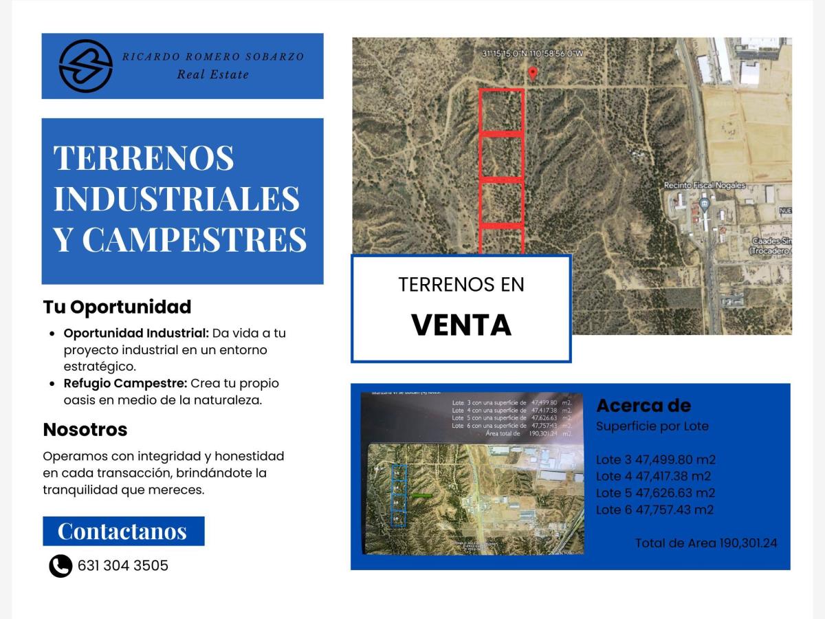 Terreno en venta en Ferrocarrilera, Nogales — foto 1 de 3