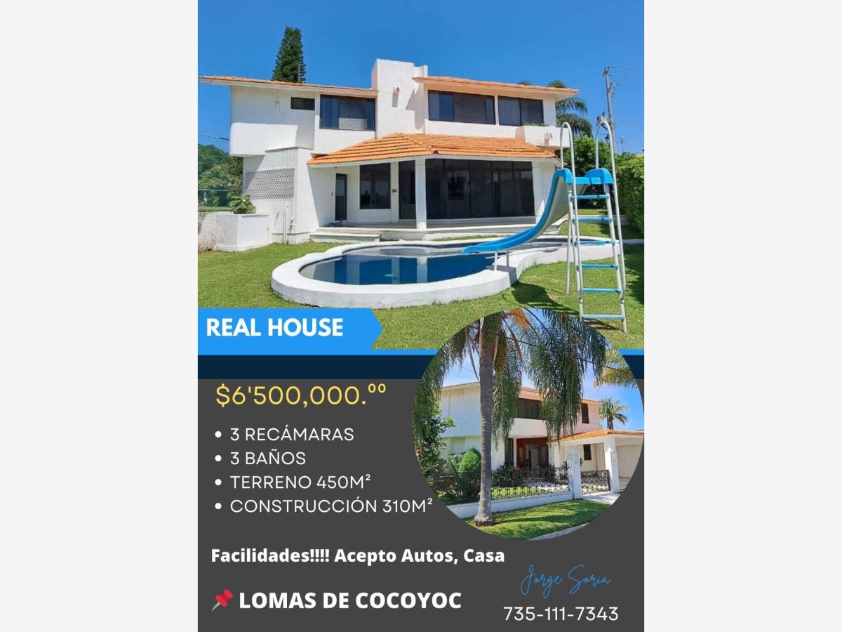 Casa en venta en Lomas de Cocoyoc, Atlatlahucan — foto 1 de 25