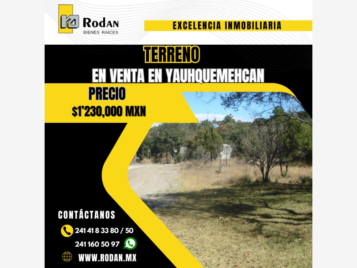 Terreno en venta en San José Tepoxtla, Yauhquemehcan — foto 1 de 2