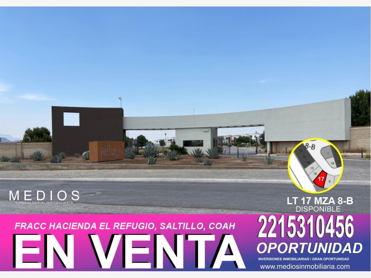 Terreno en venta en Hacienda del Refugio, Saltillo — foto 1 de 5