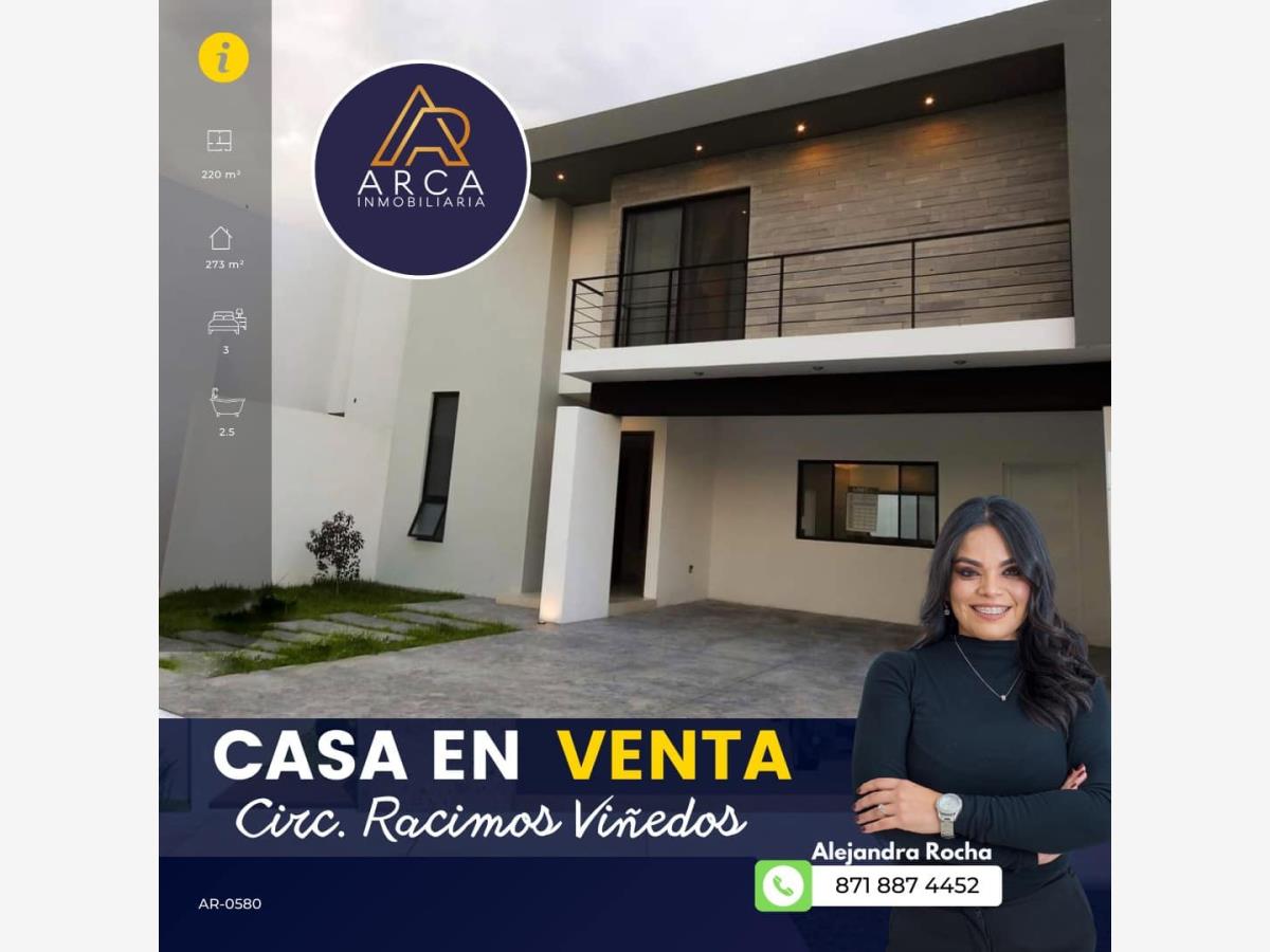 Casa en Venta en Los Viñedos, Torreón, Coahuila de Zaragoza