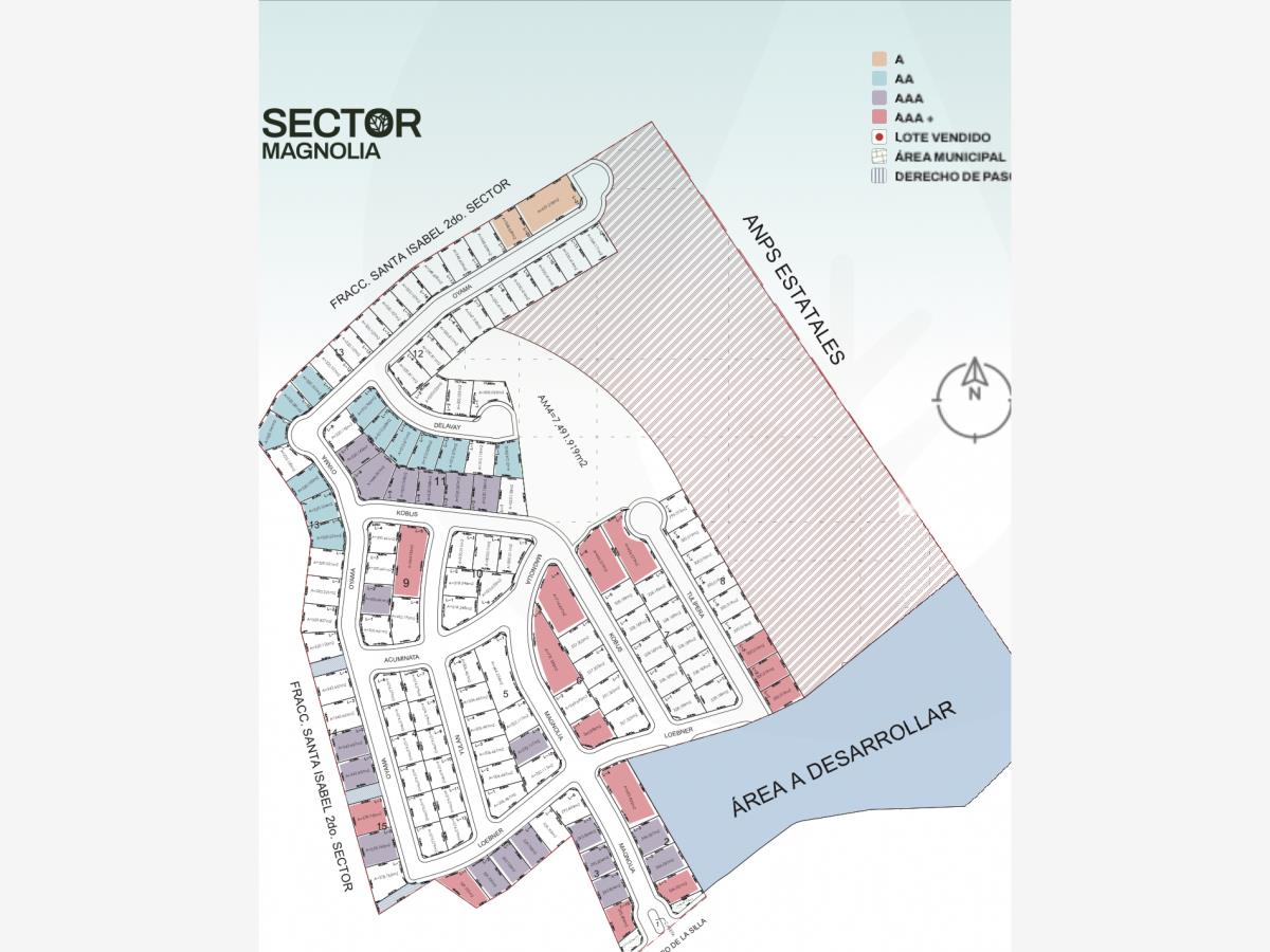 Terreno en venta en Bosques de las Misiones, Santiago