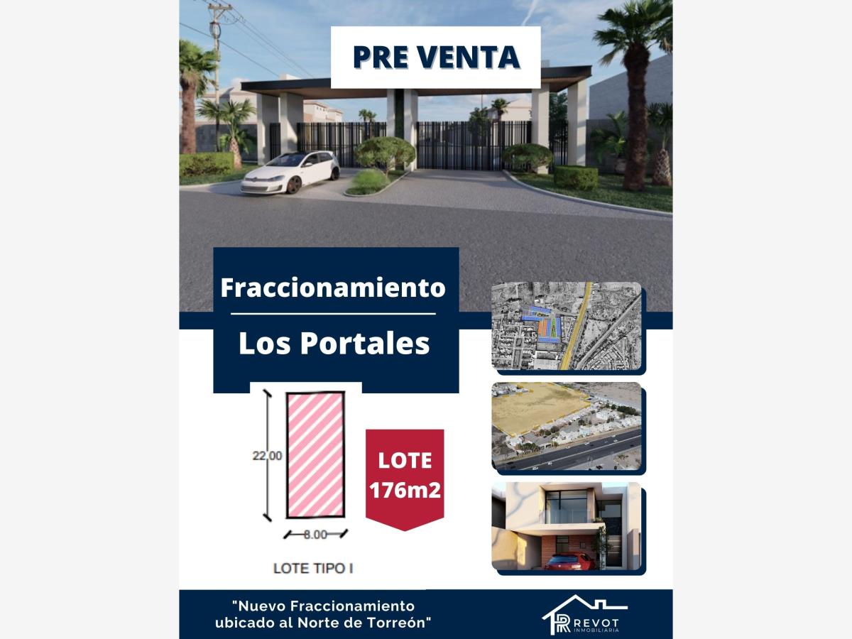 Terreno en Venta en Los Portales, Torreón, Coahuila de Zaragoza