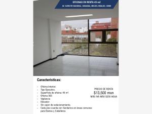 Oficina en renta en Granada, Miguel Hidalgo — foto 2 de 4