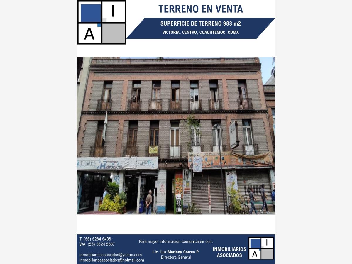 Terreno en venta en Centro (Área 1), Cuauhtémoc — foto 1 de 12