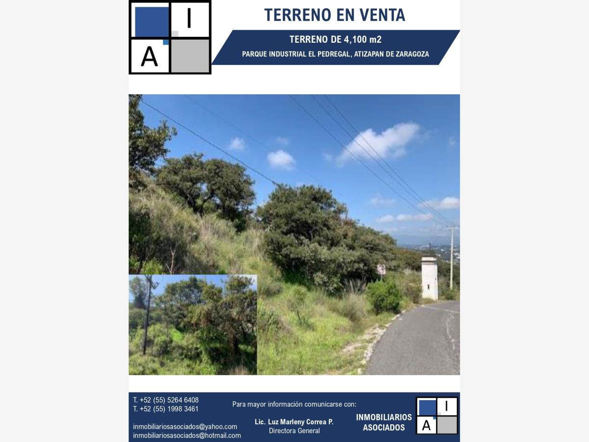 Terreno en venta en Fraccionamiento Industrial El Pedregal, Atizapán de Zaragoza — foto 1 de 6