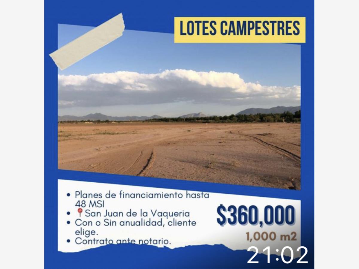 Terreno en venta en San Juan de la Vaquería, Saltillo — foto 1 de 5