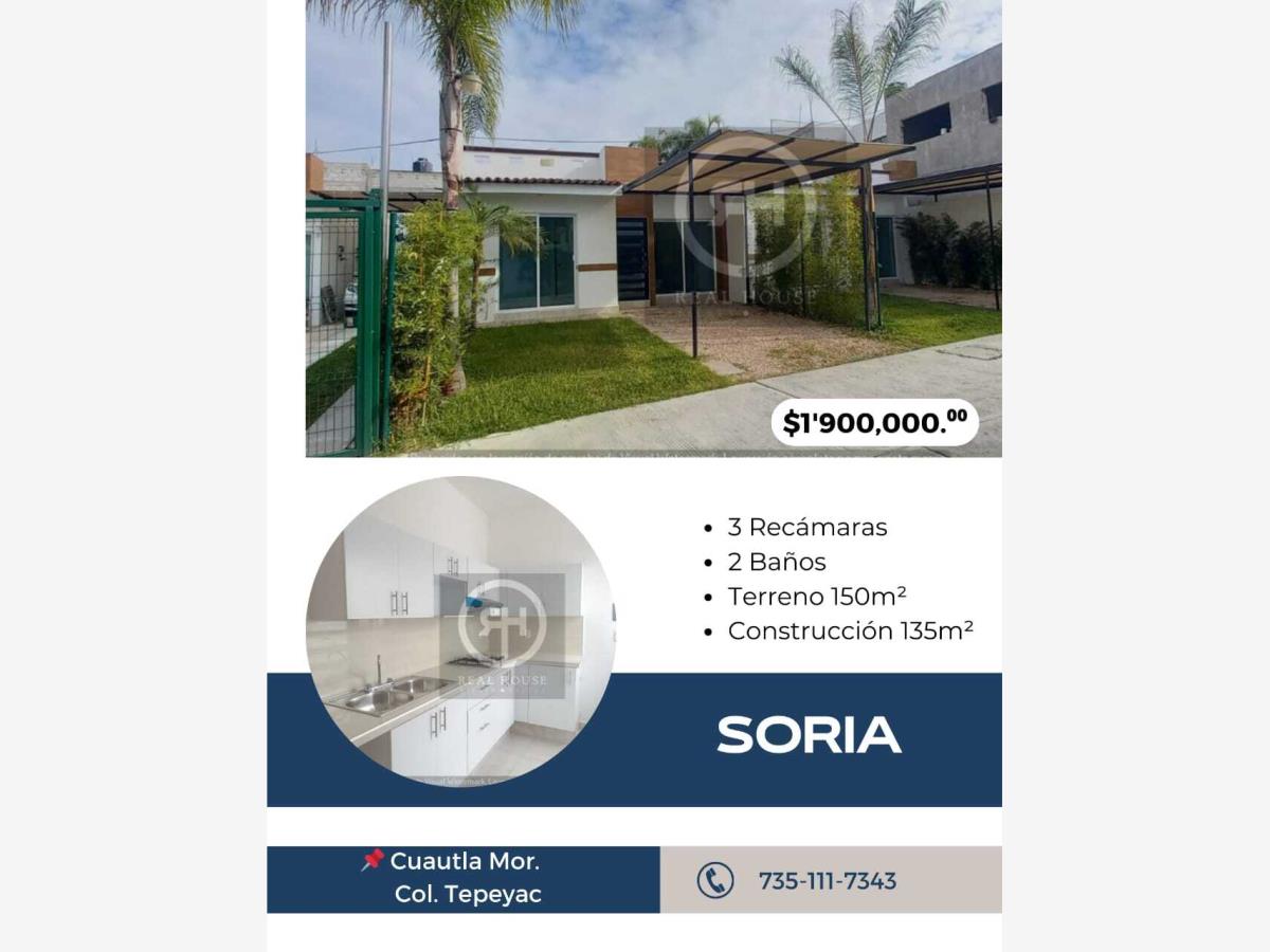 Casa en venta en Tepeyac, Cuautla — foto 1 de 22