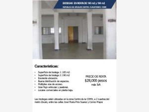 Bodega en renta en Centro (Área 1), Cuauhtémoc — foto 2 de 4