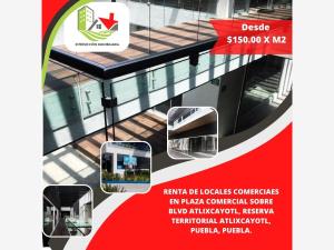 Local en renta en Reserva Territorial Atlixcayotl, San Andrés Cholula, Puebla