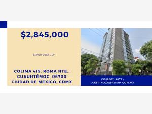 Departamento en Roma Norte, Cuauhtémoc, Ciudad de México