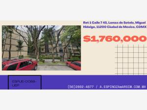 Departamento en Lomas de Sotelo, Miguel Hidalgo, Ciudad de México