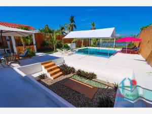 Casa en renta vacacional con 4 recámaras y terraza con alberca privada Casa en renta vacacional con 4 recámaras y terraza con alberca privada