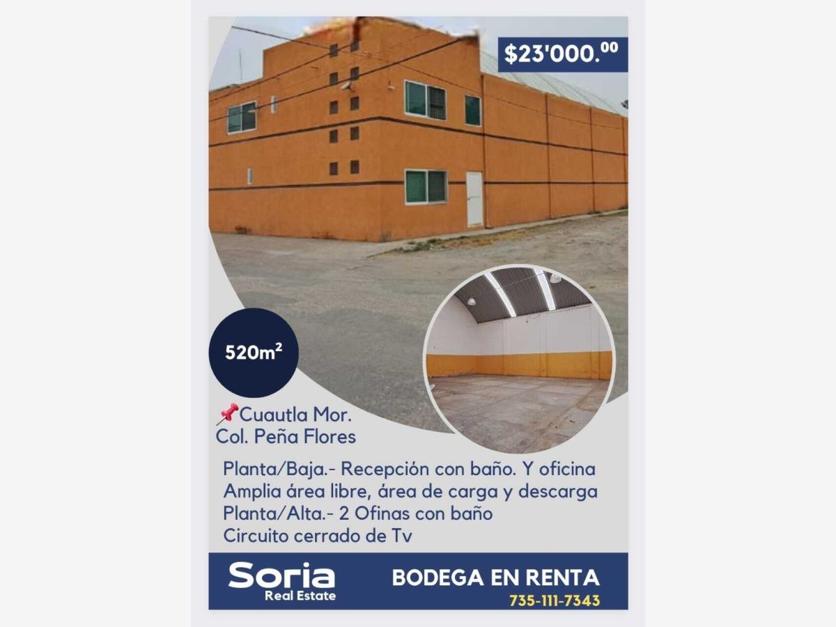 Bodega en renta en Peña Flores (Palo Verde), Cuautla — foto 1 de 30